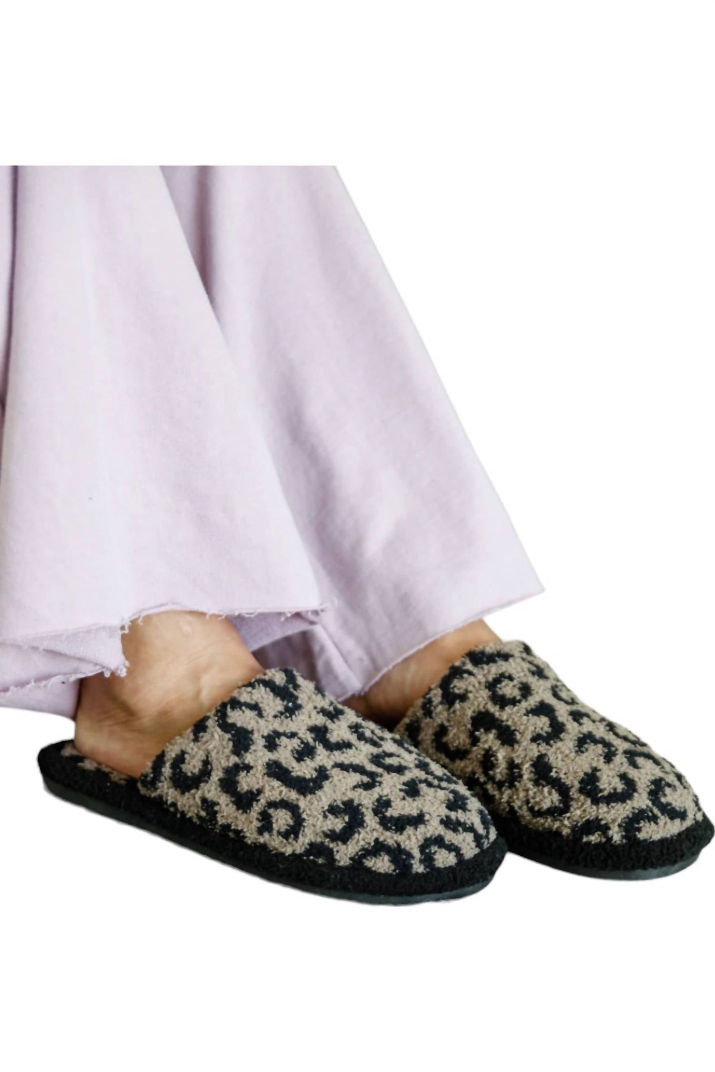 123 Amore - Women's Fuzziest Feet Animal Print Slippers