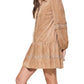 Able - Wavy Detail Babydoll Dress