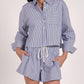 Elan - Stripe Short Set