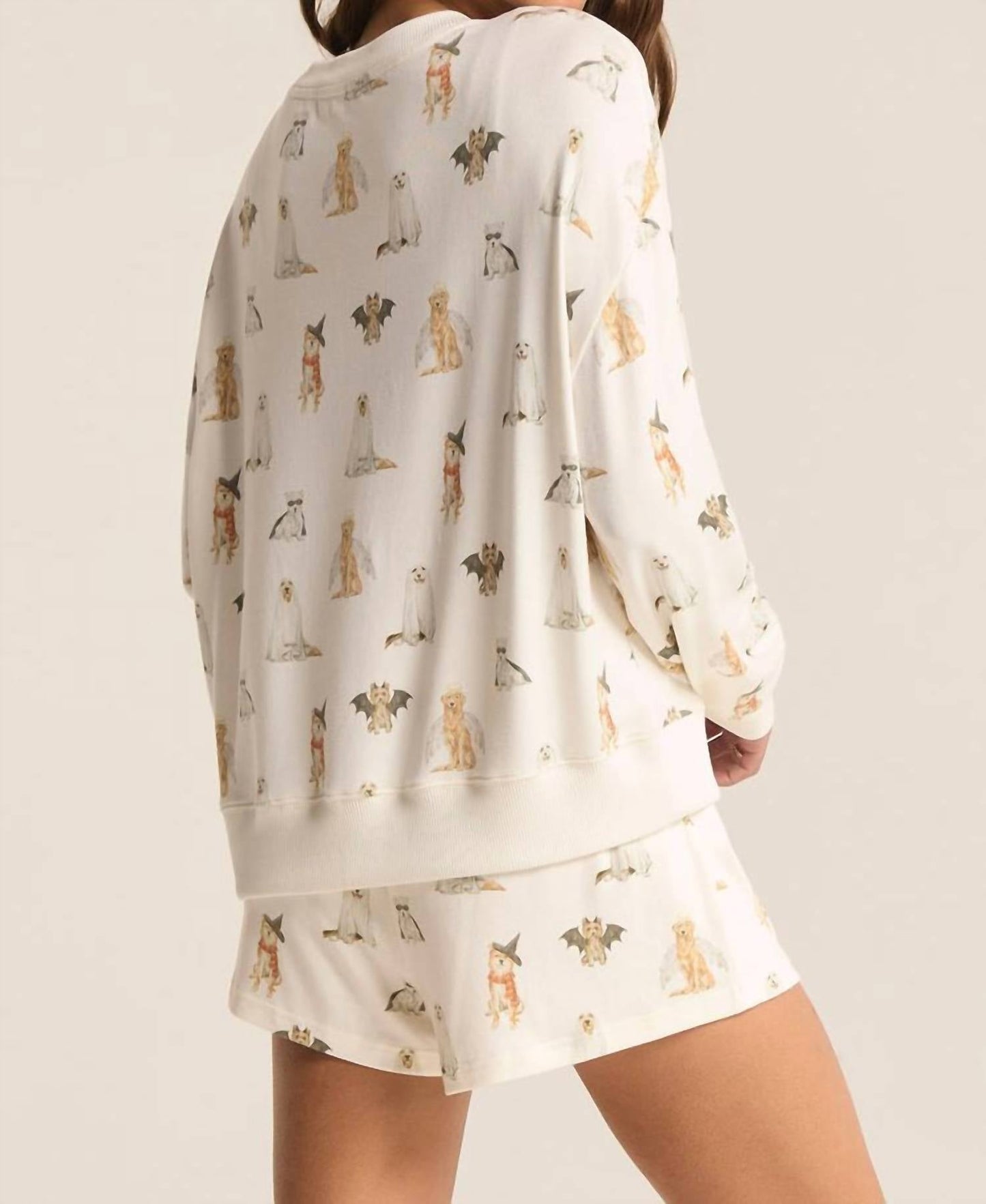 Z Supply - HEY BOO DOG LONG SLEEVE TOP