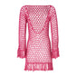 Soah - Women's Violet Crochet Mini Dress