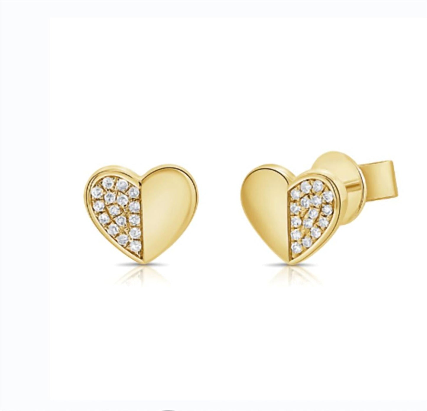Diana M Jewels - Women's Heart Earrings