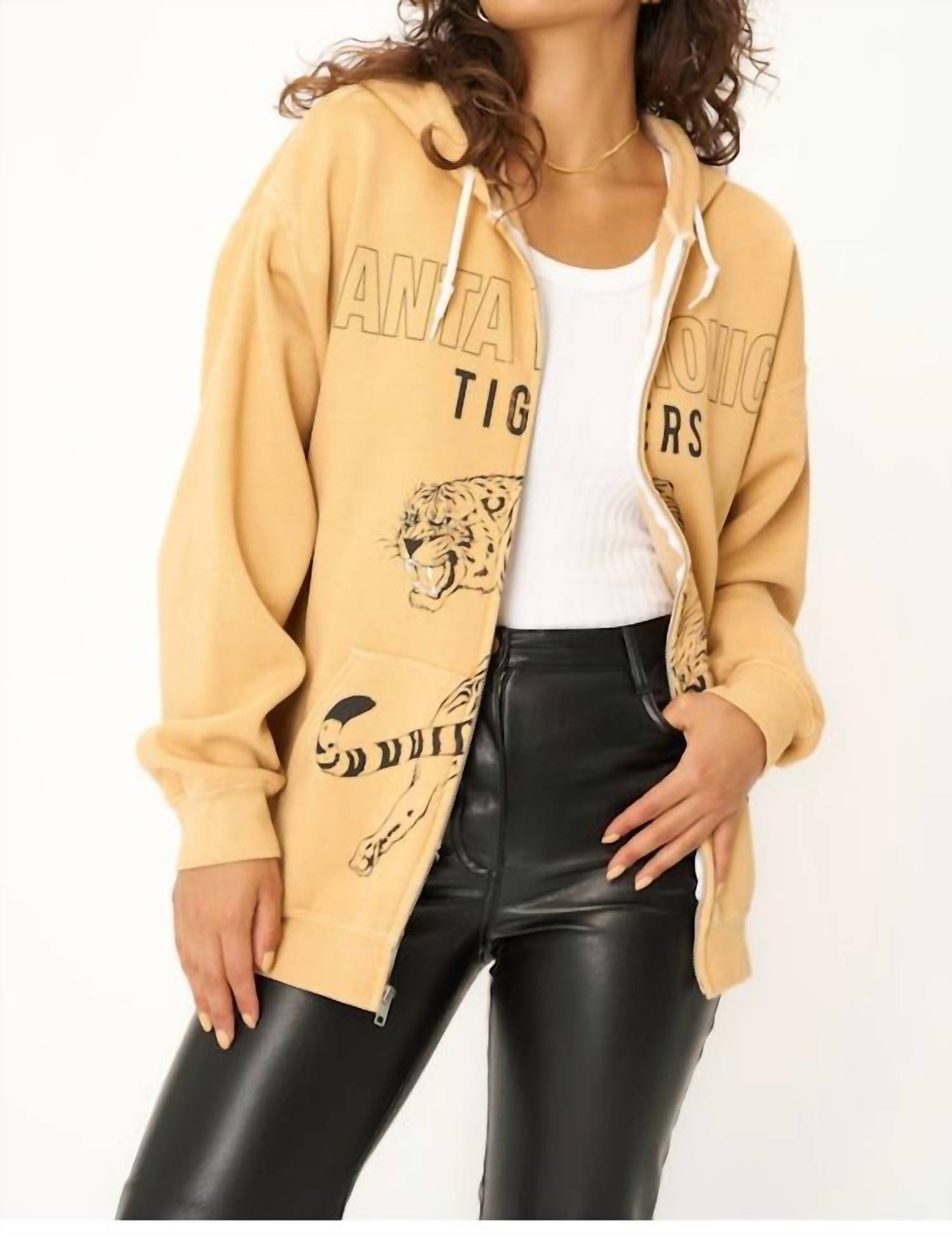 Project Social T - SANTA MONICA TIGERS ZIP HOODIE