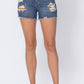 Judy Blue - High Waisted Floral Printed Pocket Lining Shorts