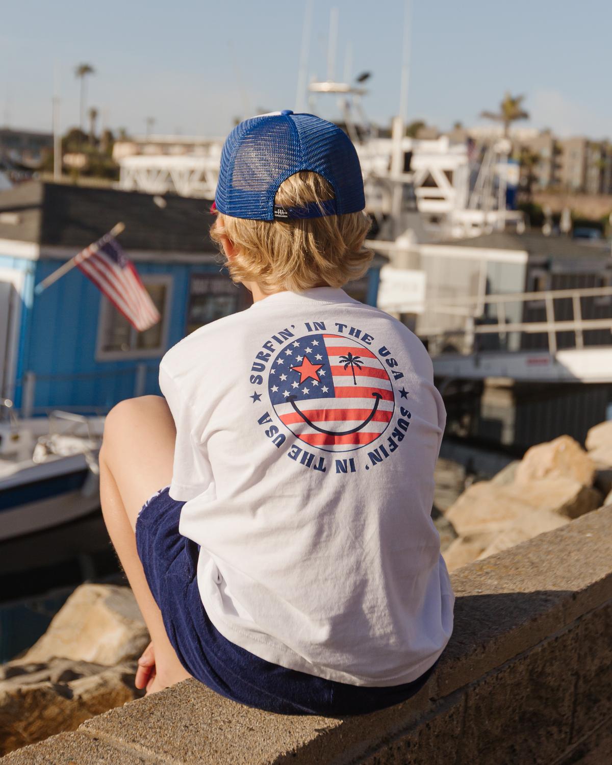 Feather 4 Arrow - Boys Surfin' Vintage Tee
