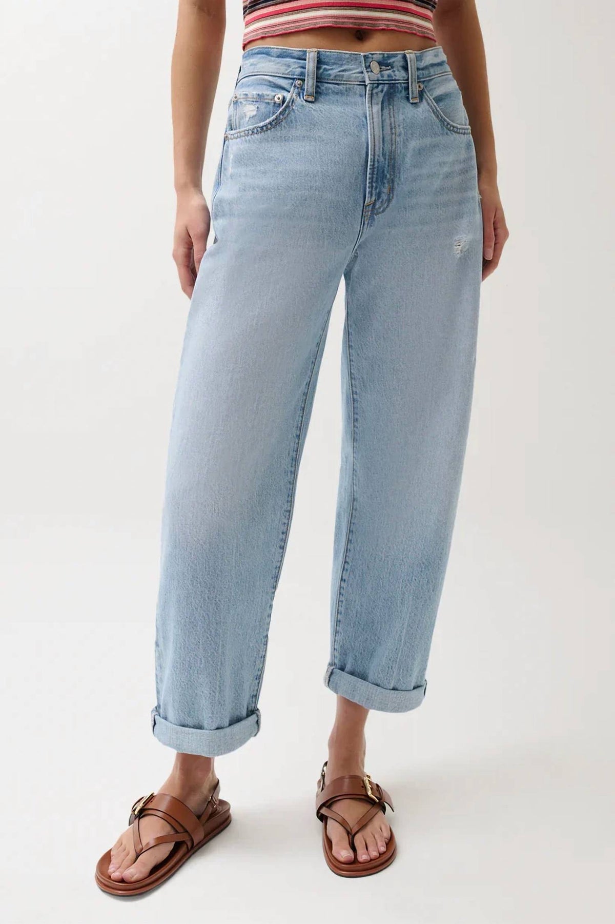 Pistola - Women's Donny Rolled Hem Boyfriend Jeans