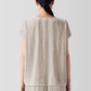 Eileen Fisher - Crushed Velvet V-neck Square Top