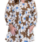 Entro - Flirty Floral Dress - PLUS