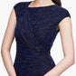 Theia - Raya Beaded Asymmetric Gown
