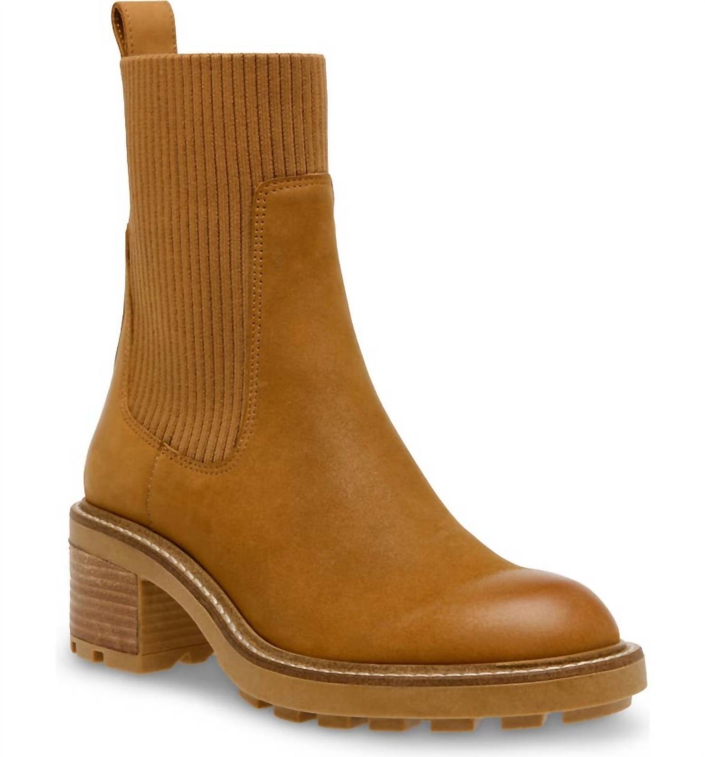 Steve Madden - Women's Kiley Leather Sock Chelsea Boots