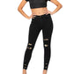 Judy Blue - MID-RISE SKINNY LEOPARD PATCH JEAN
