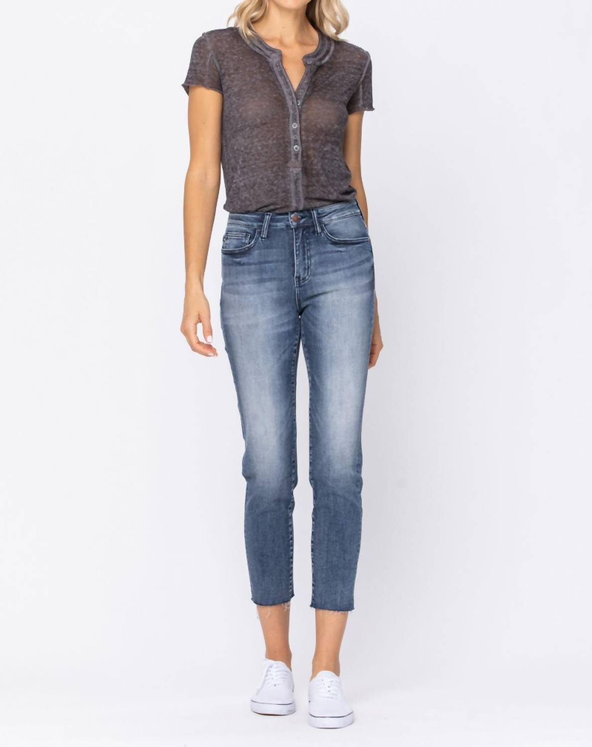 Judy Blue - Raw Hem Jeans