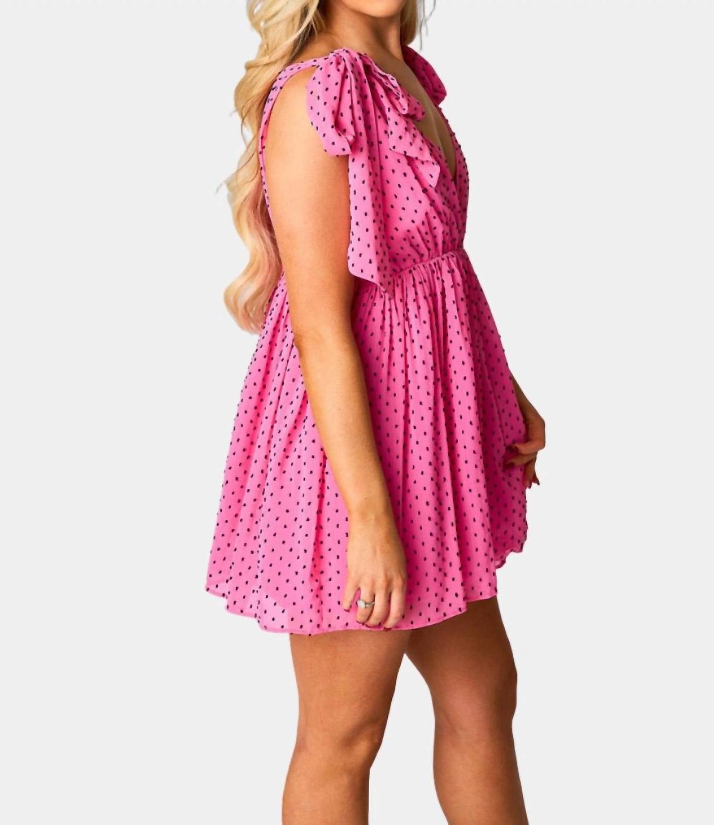 Buddylove - Melanie Tie-Shoulder Mini Dress