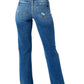 Judy Blue - Mid Rise Dad Destroy Jeans