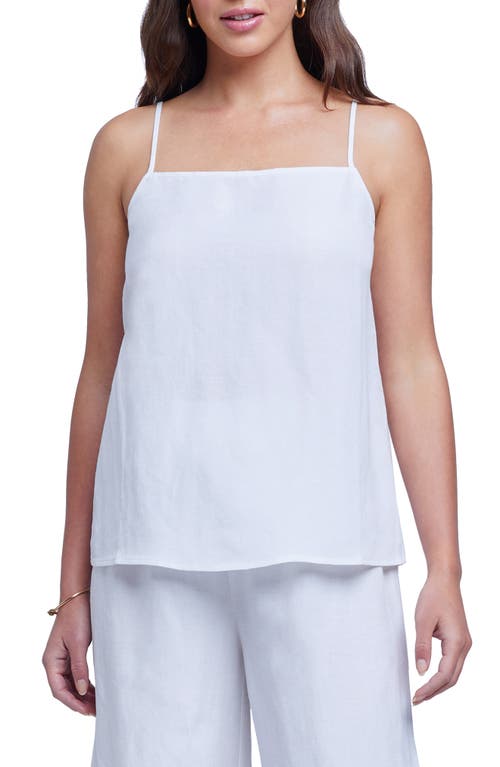 lagence-casablanca-linen-blend-tank-in-white-at-nordstrom-size-large