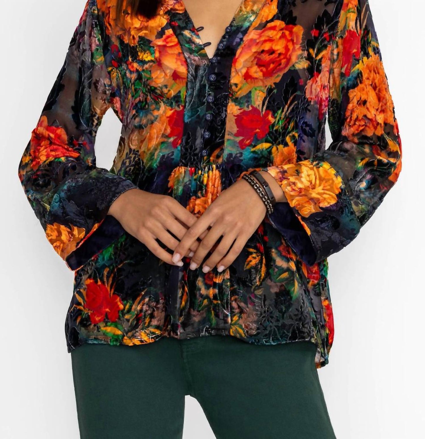 Johnny Was - Botina Burnout Blouse