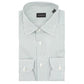 Zegna Men s Light Green Stripe Striped Dress Shirt - XL