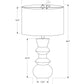 Lighting, Ceramic, Contemporary Table Lamp