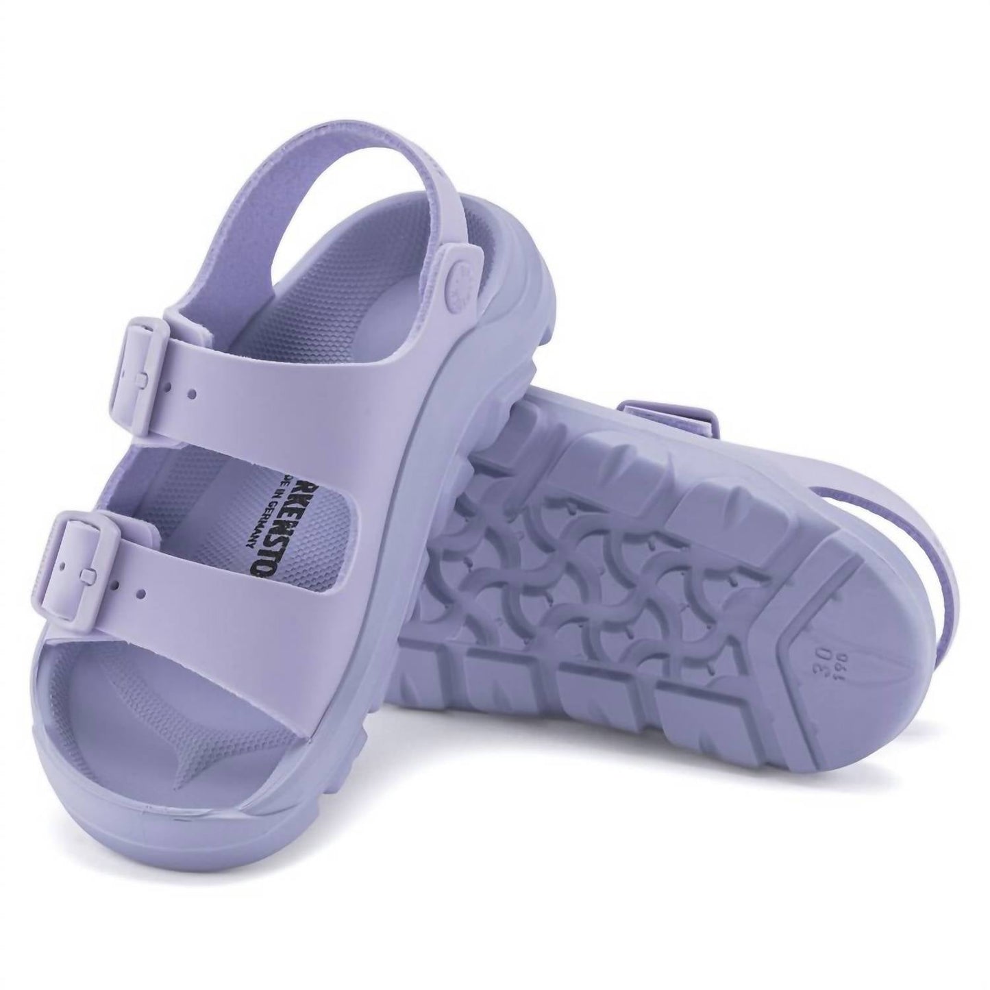 Birkenstock - बच्चों के मोगमी बिर्को-फ़्लोर सैंडल