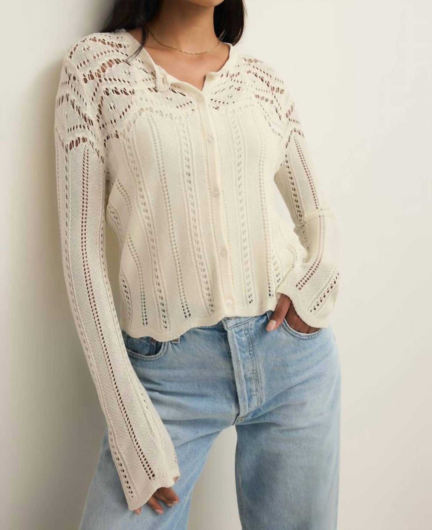 Z Supply - Alycia Crochet Sweater