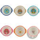 Bamboo Fiber Baby Bowls Cartoon Animal Feeding Dishes