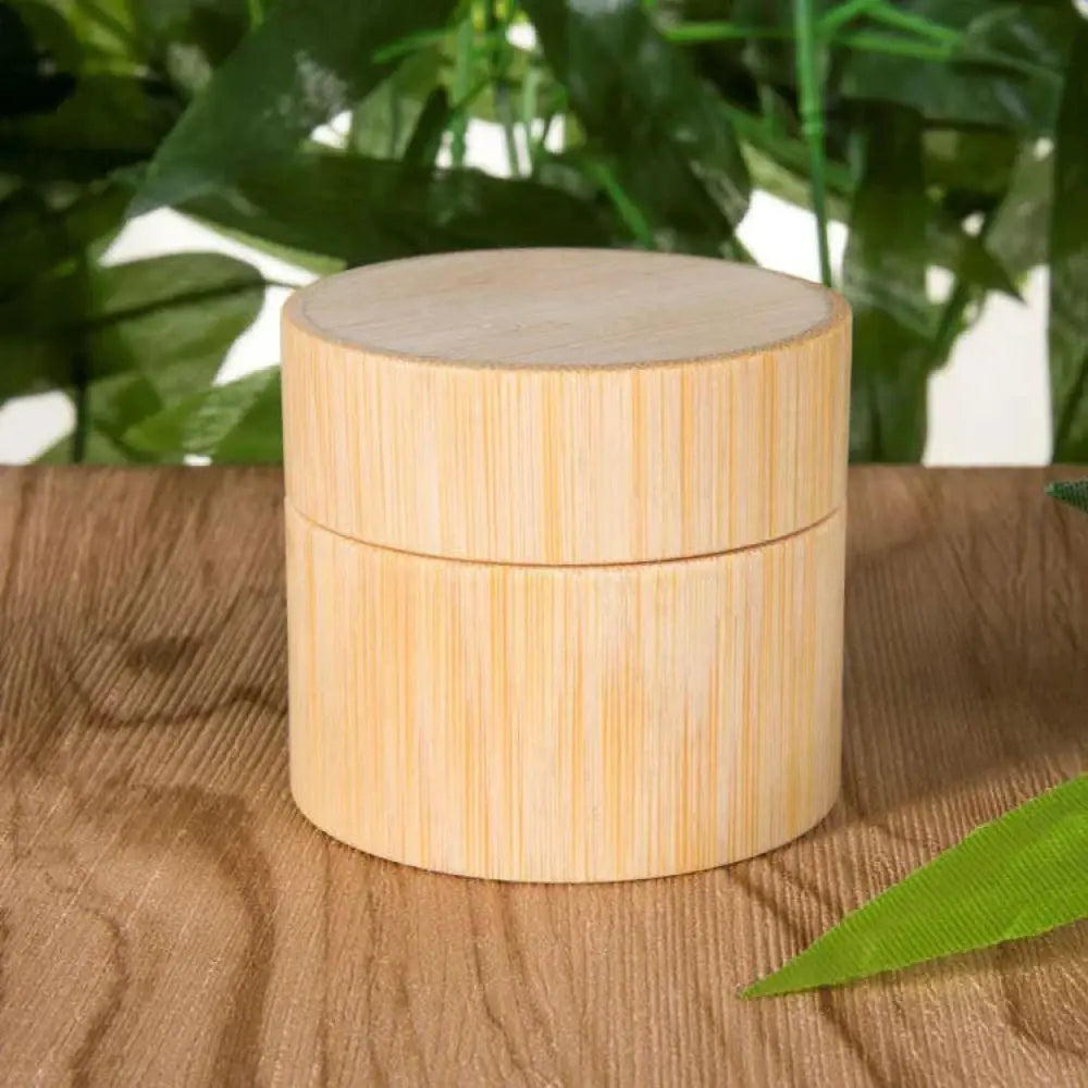 Handcrafted Eco Friendly Bamboo Cosmetic Jars