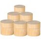 Handcrafted Eco Friendly Bamboo Cosmetic Jars