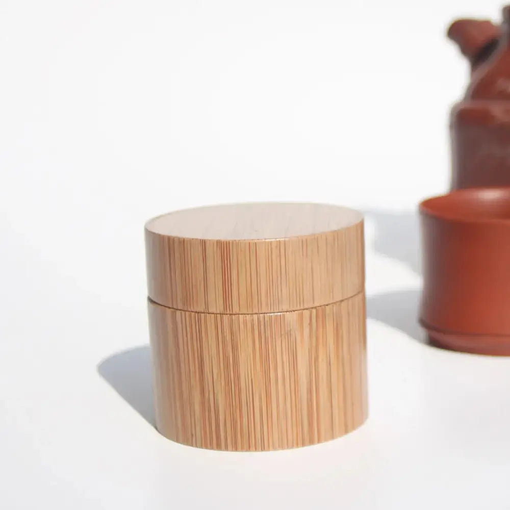 Handcrafted Eco Friendly Bamboo Cosmetic Jars