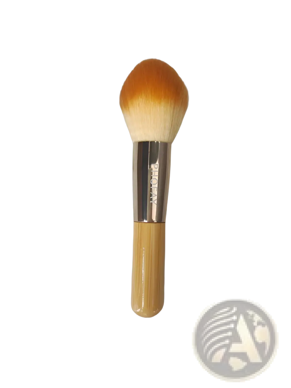 Bamboo Makeup Brush Set with Orange Gradient Bristles