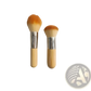 Bamboo Makeup Brush Set with Orange Gradient Bristles