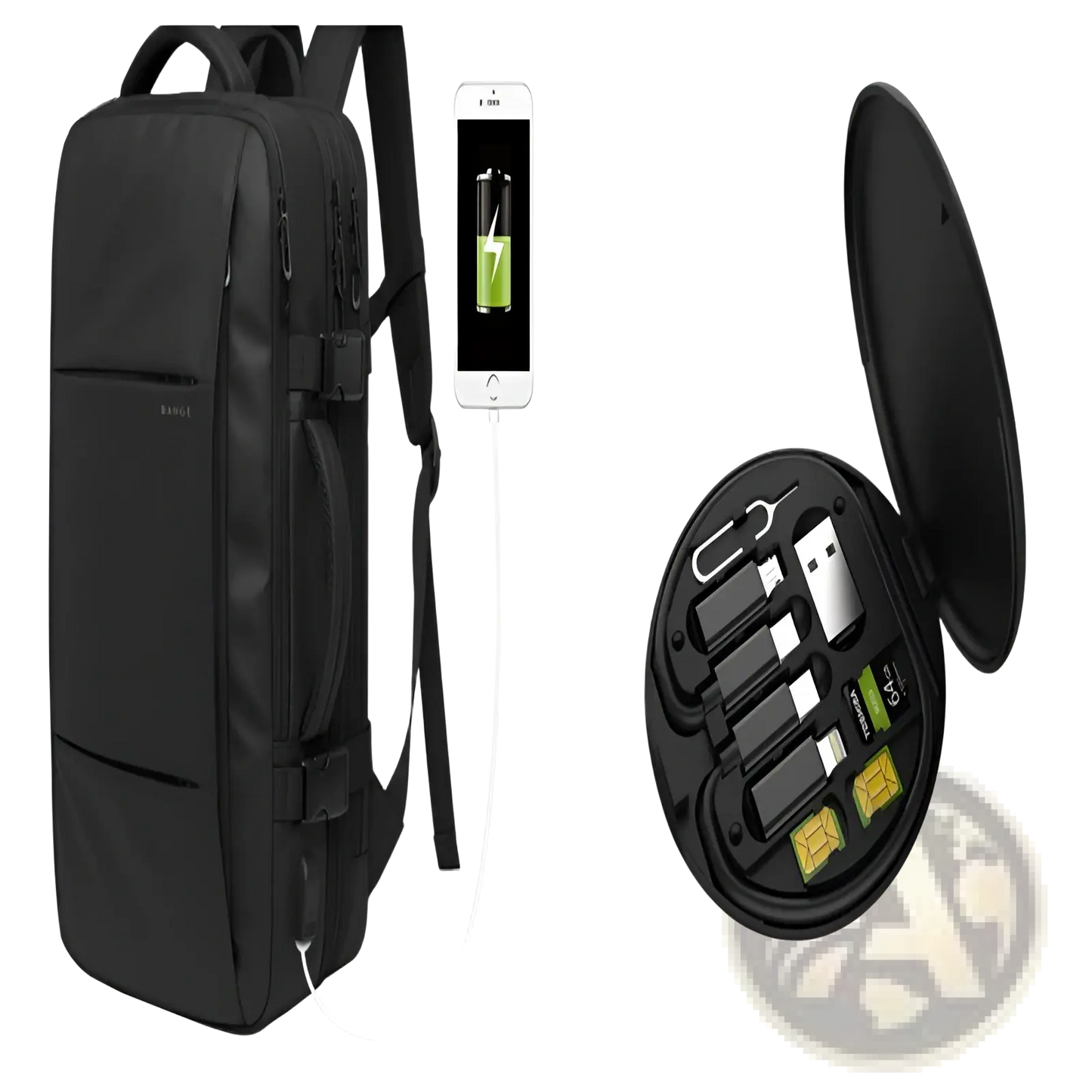 Bange 16 Inch Waterproof Laptop Travel Backpack