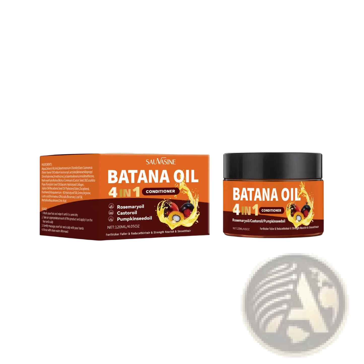Batana Oil 4-in-1 Hair Conditioner with Rosemary 120g