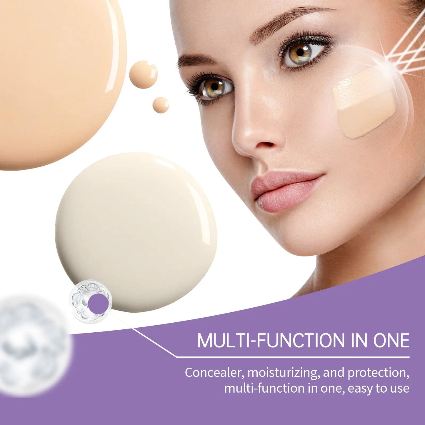 Bb Cream Flawless Cover Serum Moisturizing 50g