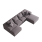 Modern Upholstered Sectional Boneless Couch Set