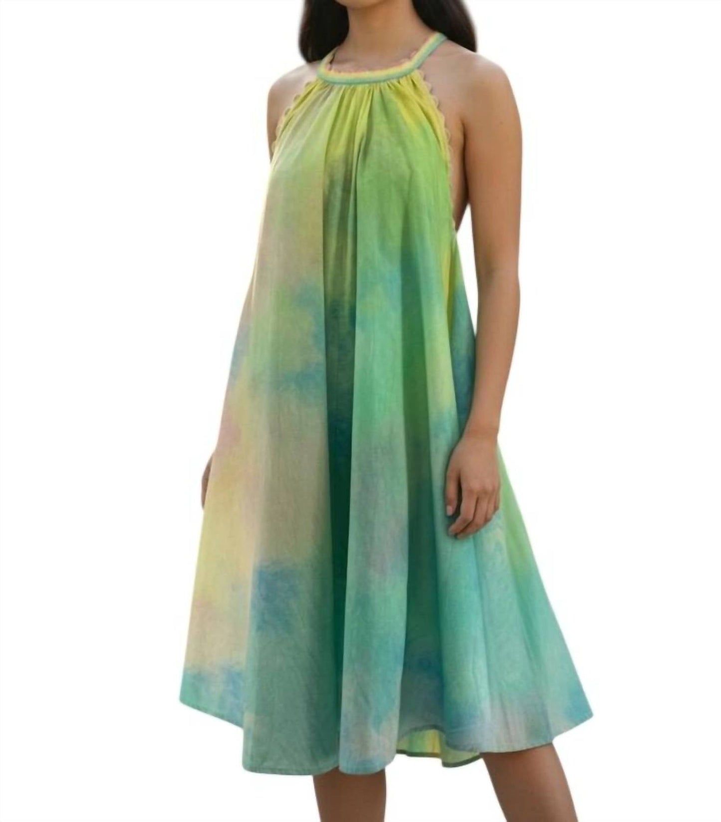 -Bl^Nk- - Women's Dorissa Halter Mini Sleeveless Dress