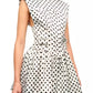 Ganni - Polka Dot Satin Corset Mini Dress