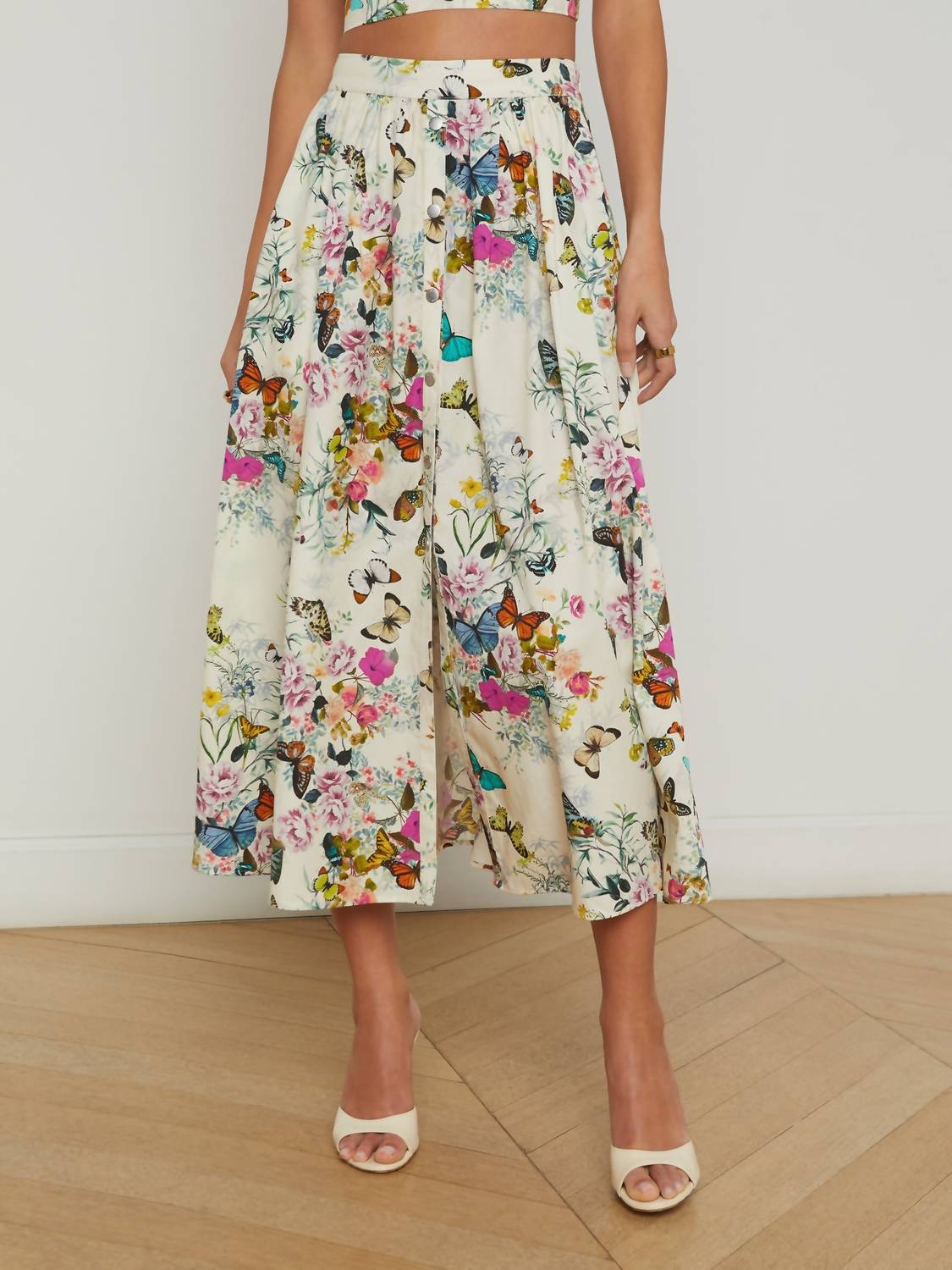 L'Agence - Seina Midi Skirt