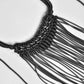 Aakasha - Women's Long Genuine Leather Necklace