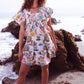 Bell - Pleated Smocked Mini Skirt