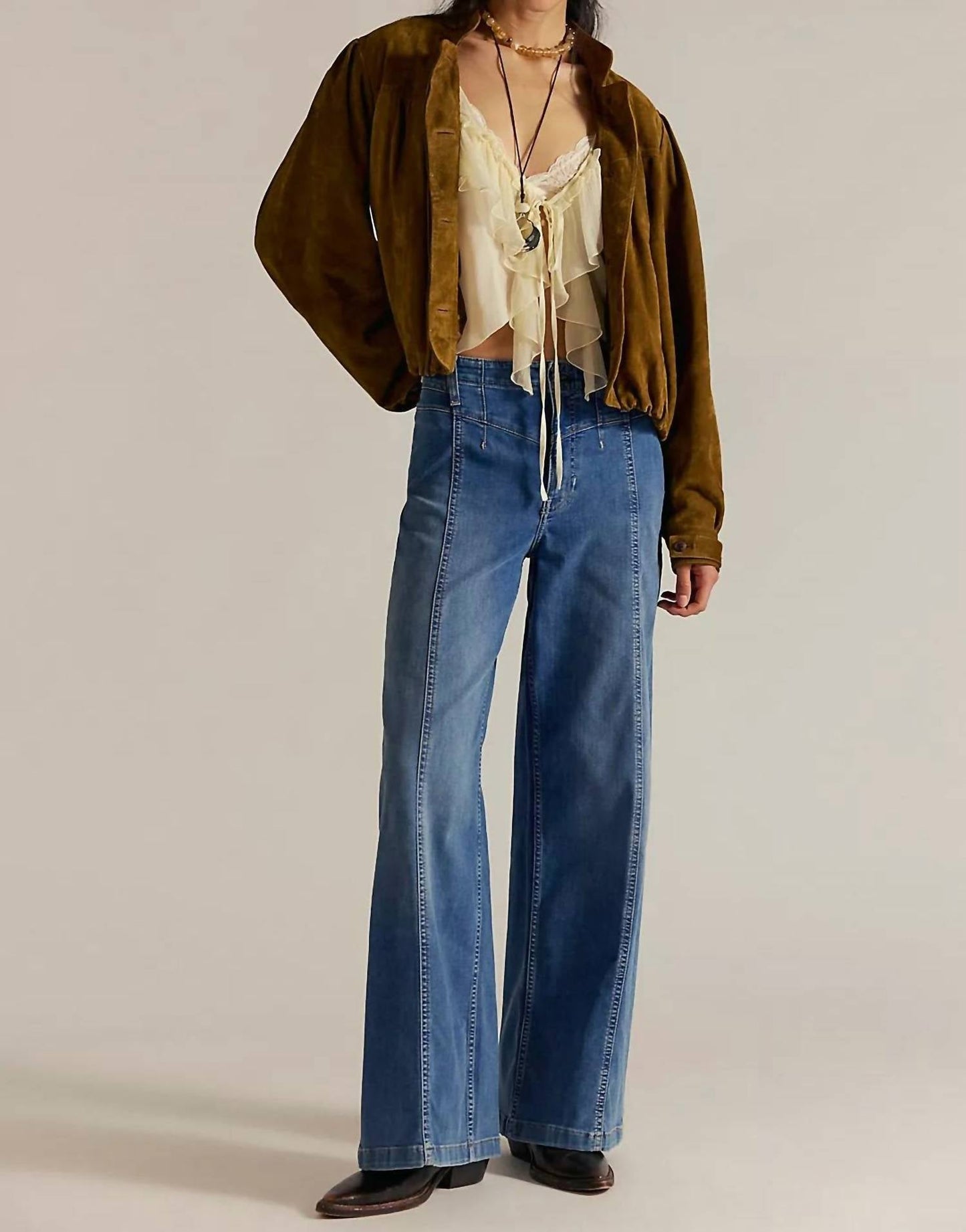 Free People - Libre Wide Leg Jeans