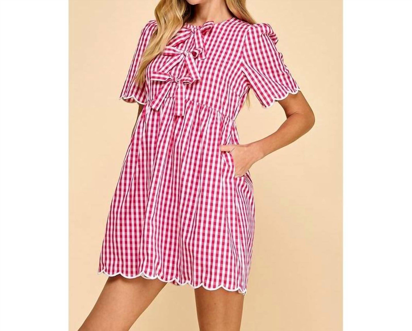 Tcec - Devon Plaid Mini Dress