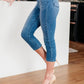Judy Blue - High Rise Cool Denim Pull On Capri Jeans