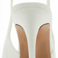 Steve Madden - Women's Reyes Genuine Leather Sling Back Hi Heel Pumps