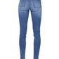 Judy Blue - Embroidered Pocket Skinny Distressed Jeans