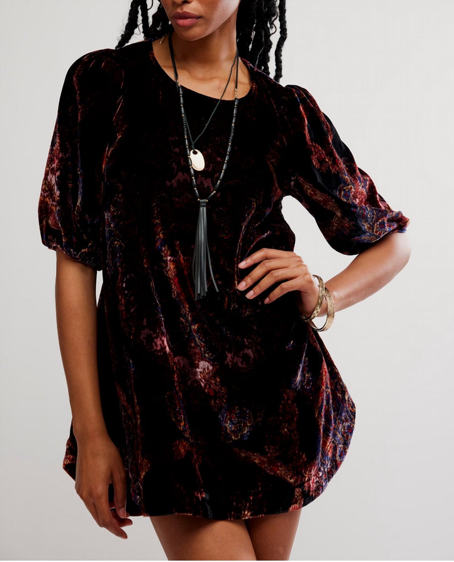 Free People - Women's Maye Velvet Tunic Top