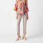 Joseph Ribkoff - Geo Print Ruffled Jacket