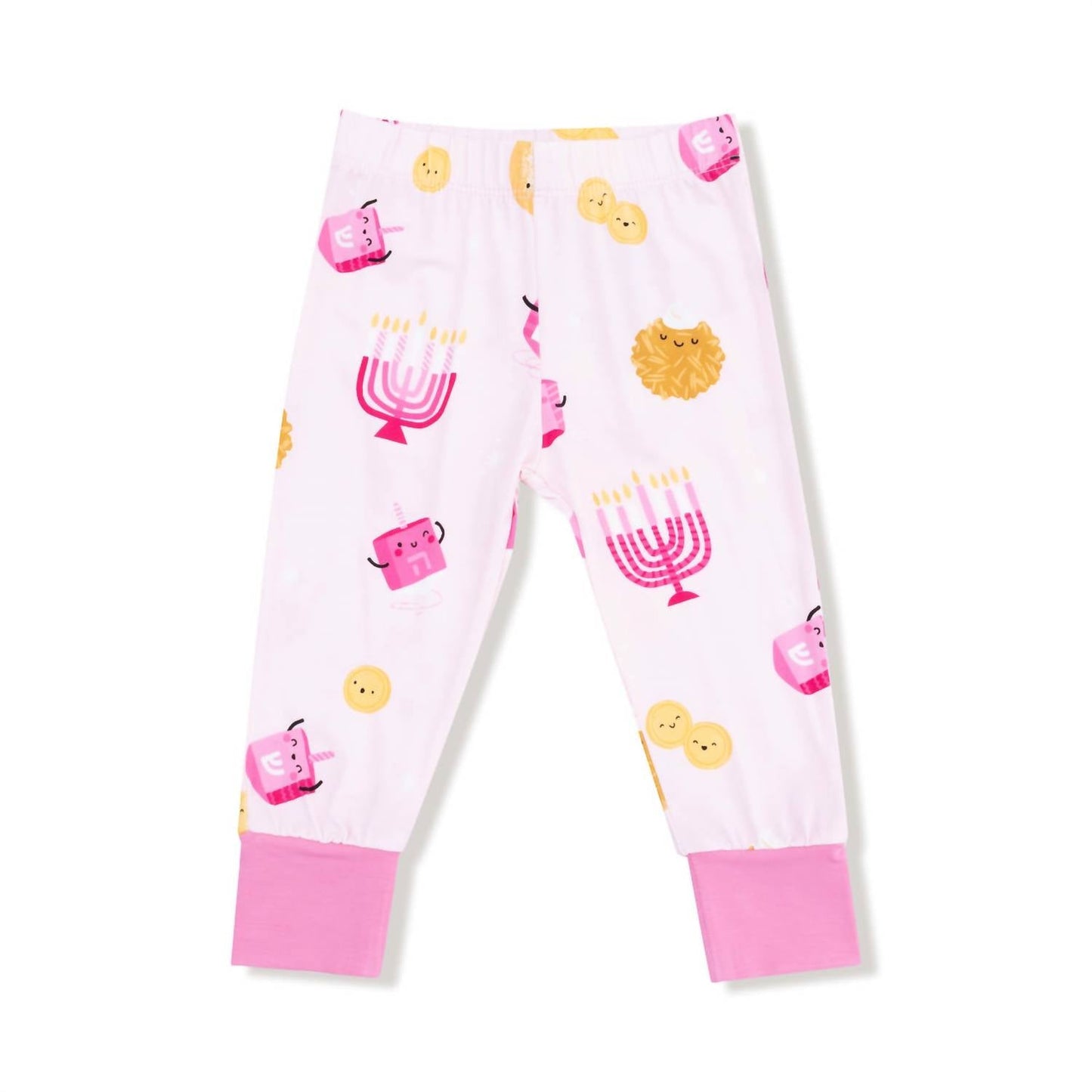 Angel Dear - Girls' Hanukkah Long Sleeve Loungewear Set