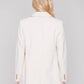 Charlie B - Solid Ruched Back Blazer