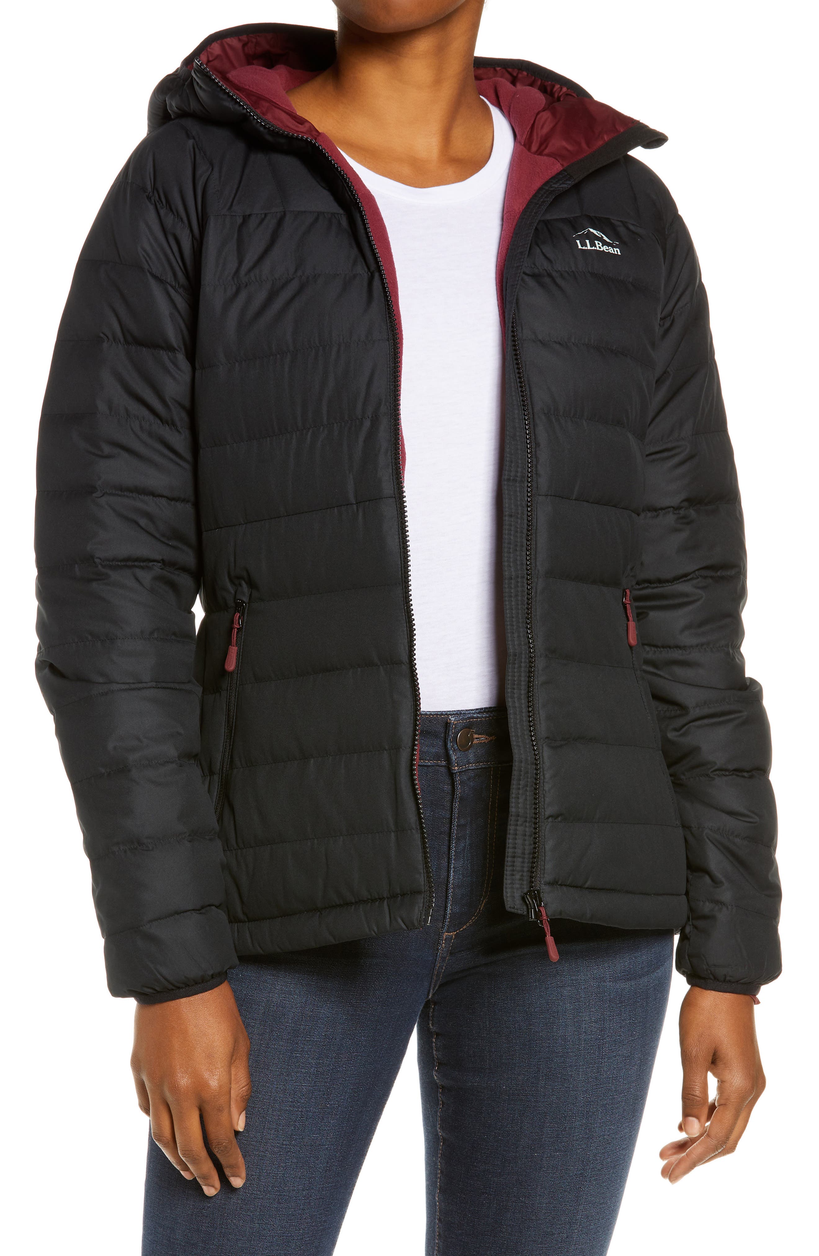 llbean-womens-beans-black-down-hooded-jacket