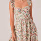 Astr - Wedelia Floral Bustier Midi Dress